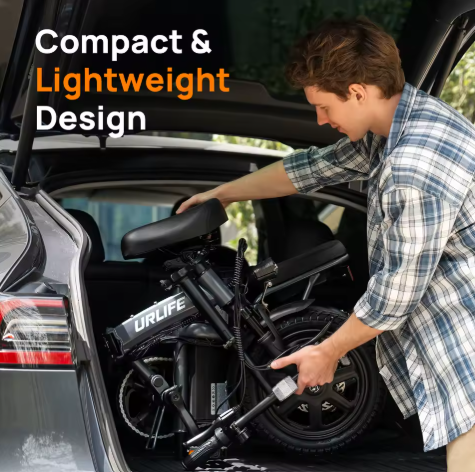 MK F1L plié, vélo électrique compact facile à transporter