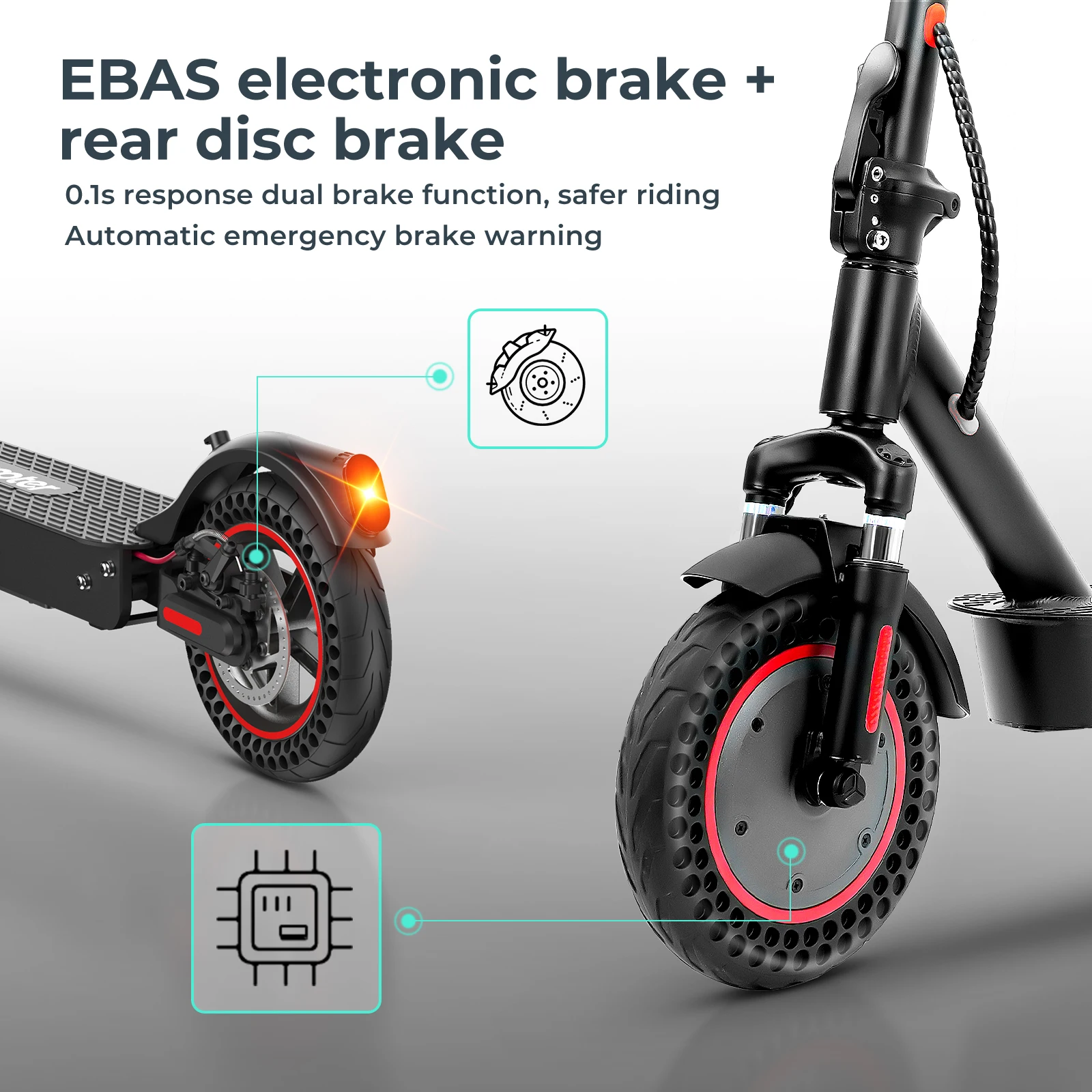 MK Urban Ride i9 Max – Trottinette Électrique 500W – Image 4