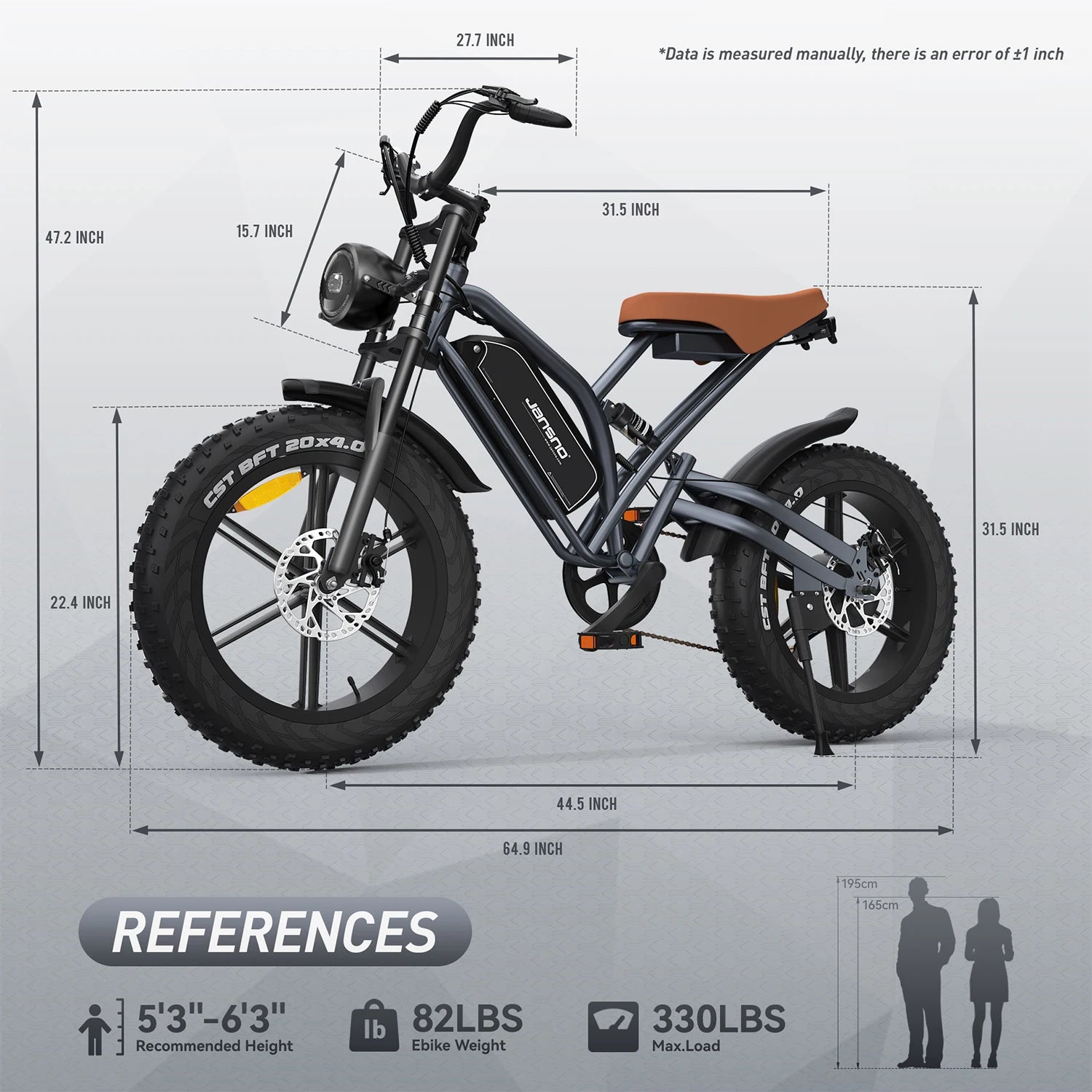 MK X50 – Vélo électrique fat bike urbain 20″ – Image 6